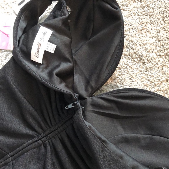 *SOLD* NWT Emerald Sundae Black Formal Slitted Dress - Picture 10 of 10